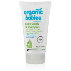 Unscented baby wash and shampoo GREEN PEOPLE, 150 ml