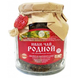 Šaurlapu ugunspuķes lapu tēja ar meža avenēm IVAN CHAI, 100 g