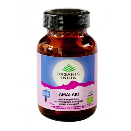 Uztura bagātinātājs "Amalaki" ORGANIC INDIA, 60 kap.