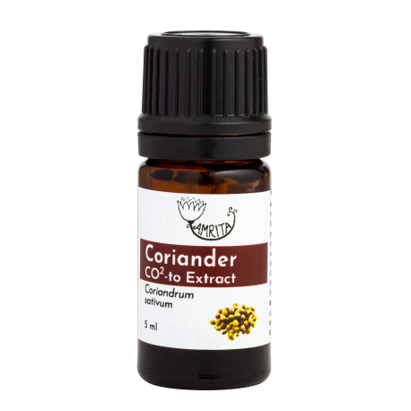 Coriander CO2-to extract, 25% essential oil AMRITA, 5 ml