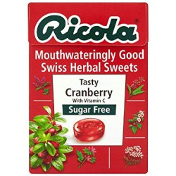 Cranberry  Sugar-Free RICOLA, 45 g