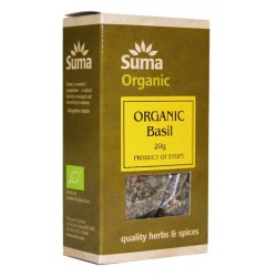 Organic dried basil SUMA, 25 g