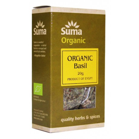 Organic dried basil SUMA, 25 g