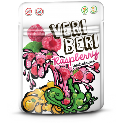 Raspberry fruit strips VERI BERI, 50 g