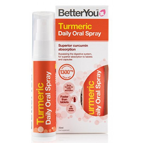 Better You Turmeric Daily Oral Spray, 25 ml