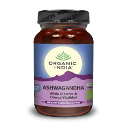 Ekologiškas maisto papildas "Ashwagandha" ORGANIC INDIA, 60 kaps.
