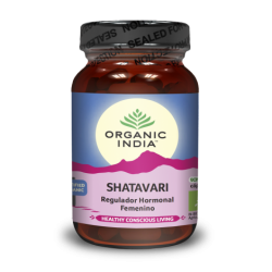 Bioloģiskā uztura bagātinātājs "Shatavari" ORGANIC INDIA, 60 kap.