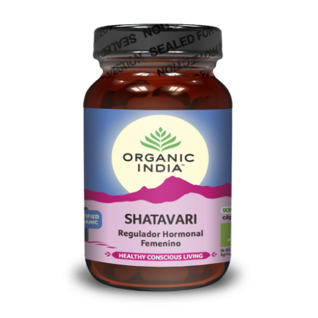 Bioloģiskā uztura bagātinātājs "Shatavari" ORGANIC INDIA, 60 kap.