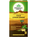 Ekoloģiska tēja "Tulsi Lemon Ginger" ORGANIC INDIA, 25 maisiņi.