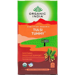 Ekoloģiska tēja "Tulsi Tummy" ORGANIC INDIA, 25 maisiņi.
