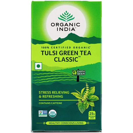 Organic tea "Tulsi Green" ORGANIC INDIA, 25 pcs.