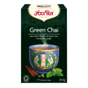 Ekologiškas žolelių ir prieskonių mišinys "Green Chai" YOGI TEA, 30.6 g