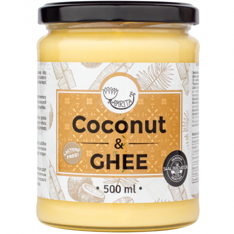 A mix of coconut oil and ghi butter AMRITA, 500 ml