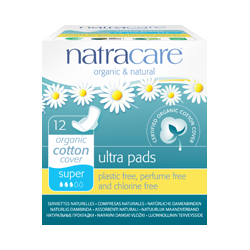 Hygienic pads with wings "Super" NATRACARE, 12 pcs.