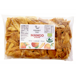 Ekologiškos džiovintų mangų juostelės AMRITA, 2 kg