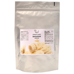 Šalčiu džiovinti bananai (griežinėliais) AMRITA, 100 g