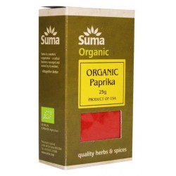 Organic ground sweet paprika SUMA, 25 g