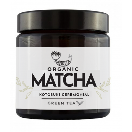 Ekologiška žalioji arbata "Matcha  Kotobuki Ceremonial" AMRITA, 20 g