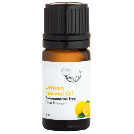 Lemon essential oil without furocoumarin AMRITA, 10 ml