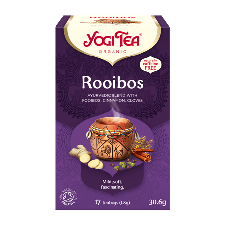 Ajurvedinė žolelių ir prieskonių arbata "Rooibos " YOGI TEA, 3,6 g
