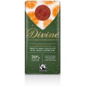 Tamsus šokoladas su klementinais DIVINE, 90 g