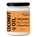 Organic refined coconut oil AUKSO, 500 ml