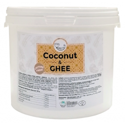 Kokosų aliejaus ir ghi sviesto mišinys "Coconut & Ghee" AMRITA, 3 l
