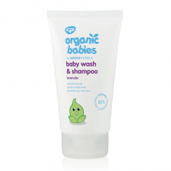 Lavandas mazgāšanas līdzeklis un šampūns mazuļiem "Organic Baby" GREEN PEOPLE, 150 ml