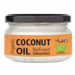 Organiskā rafinēta kokosriekstu eļļa AUKSO, 200 ml