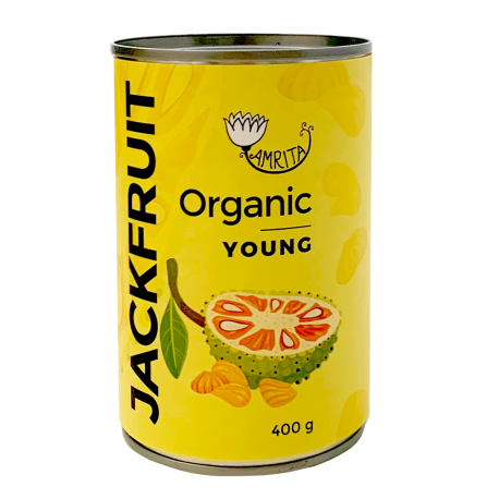 Organic young breadfruit in brine AMRITA, 400 g