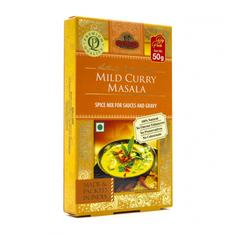 Prieskonių mišinys "Mild Curry Masala" GOOD SIGN, 50 g