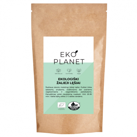 Organic green lentils EKO PLANET, 400 g