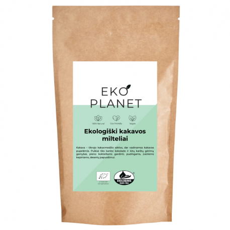 Ekologiški kakavos milteliai RAW 10-12% EKO PLANET, 200 g