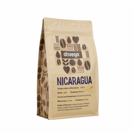 Kavos pupelės "Nicaragua" ORIVEGO, 500 g