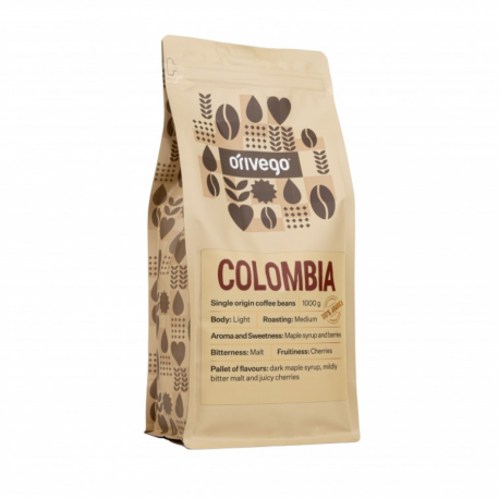 Kavos pupelės "Colombia" ORIVEGO, 1 kg