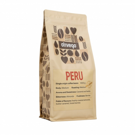 Kavos pupelės "Peru" ORIVEGO, 1 kg