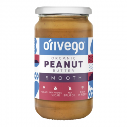 Organic mild peanut cream ORIVEGO, 340 g