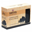 Natural ayurvedic soap with charcoal SATTVA, 125 g