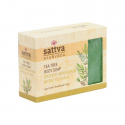Natural Ayurvedic soap with tea tree oil SATTVA, 125 g