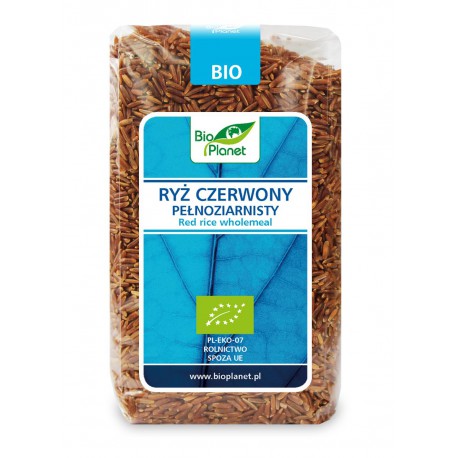 Organic red long-grain rice BIO PLANET, 500 g