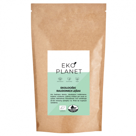 Organic Red Split Lentils EKO PLANET, 500 g