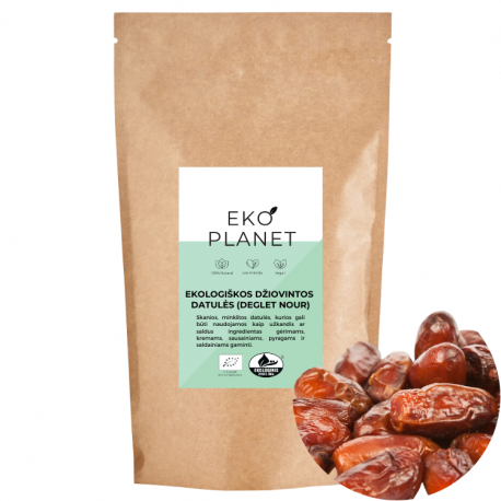 Organic dried dates Deglet Nour without pits EKO PLANET, 750 g