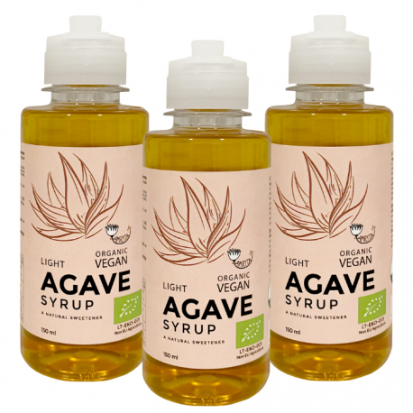 Organic Light Agave Syrup AMRITA 150 ml