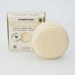 Aromatic solid shampoo with Frangipani essential oil BAMBOOZY, 65 g