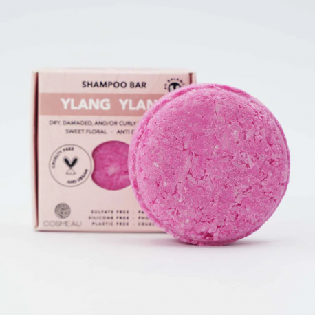 Natūralus kietasis šampūnas su Ylang Ylang eteriniu aliejumi BAMBOOZY, 65 g