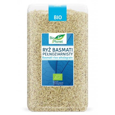 Ekologiški viso grūdo Basmati ryžiai BIO PLANET, 1 kg