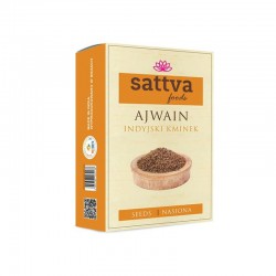 Šventkmynių sėklos Ajwain, Sattva Foods, 100 g