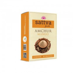 Džiovinti mangų milteliai Amchur, Sattva Foods, 100 g
