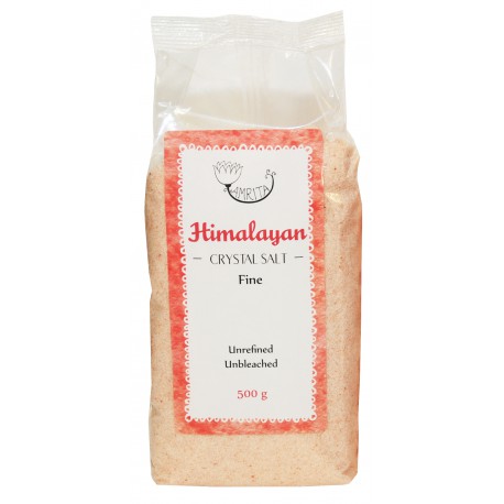 Fine Himalayan pink salt AMRITA, 500 g