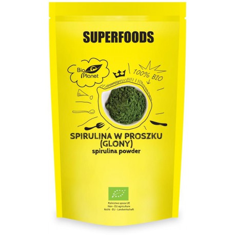 Organiskais zilaļģu (Spirulina) pulveris Bio Planet, 200 g